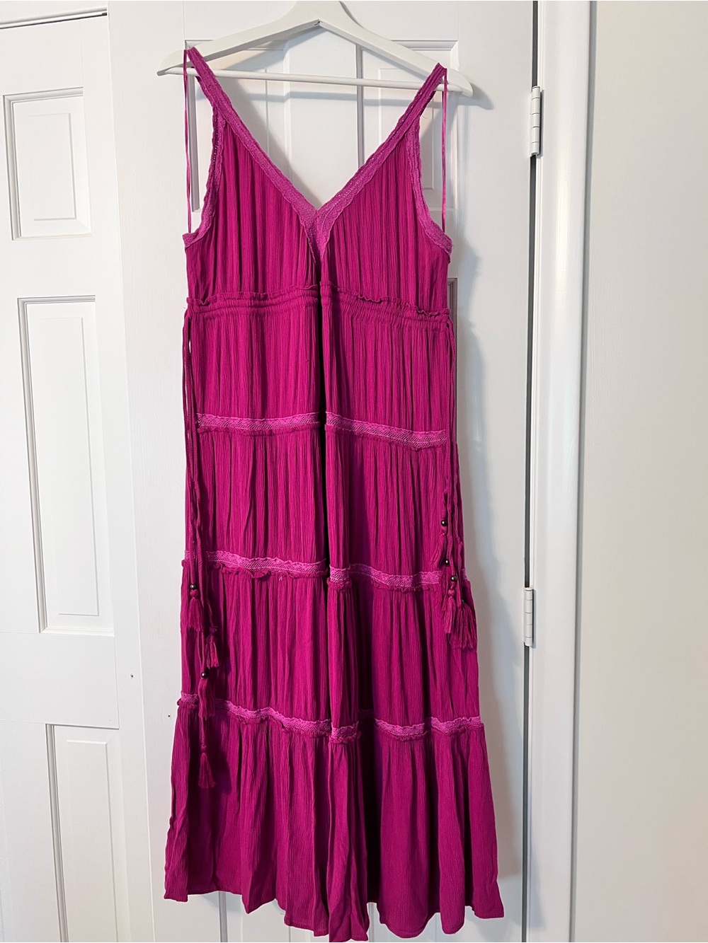 Angie Tiered Maxi Dress Size Large